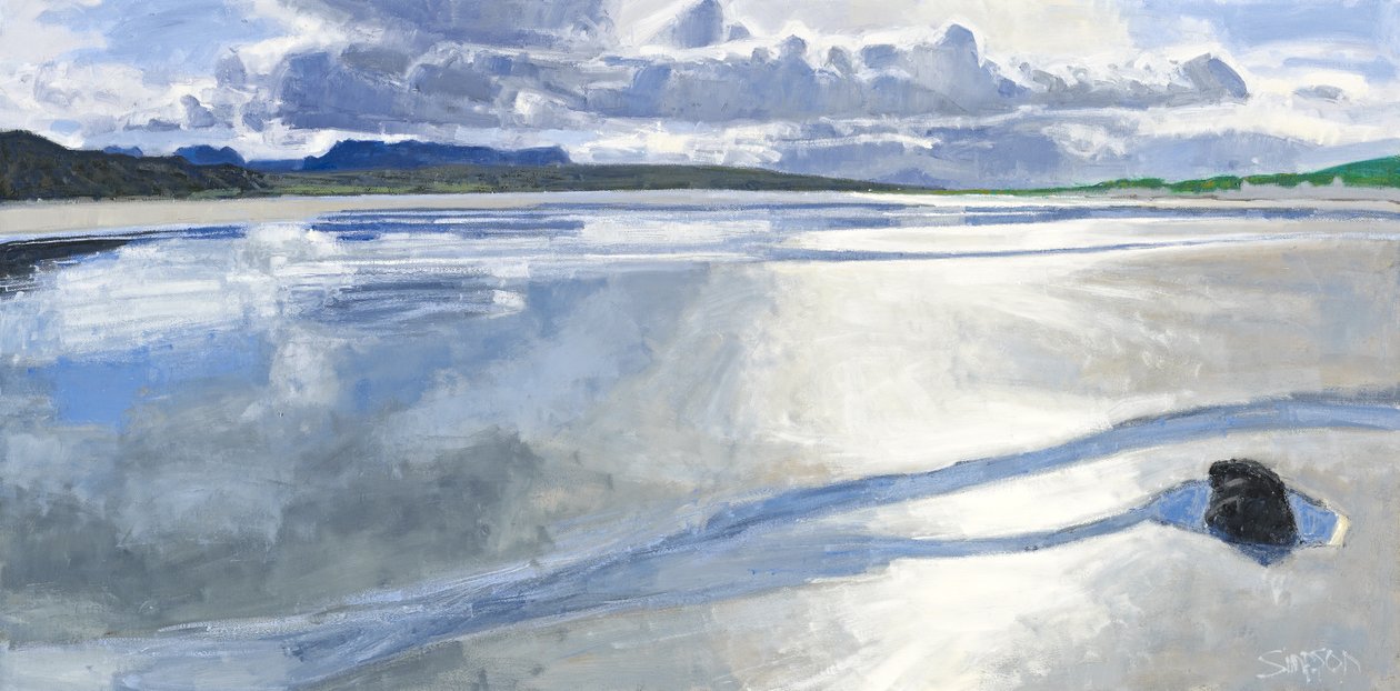 Wet Sands, Achnahaird, 2011 (olaj, vászon) alkotó: Charles Simpson