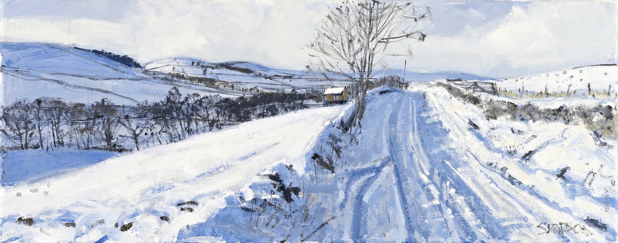 Téli völgy, 2011 (olaj, vászon) alkotó: Charles Simpson