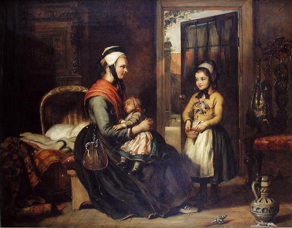 Egy holland család alkotó: Charles Sims