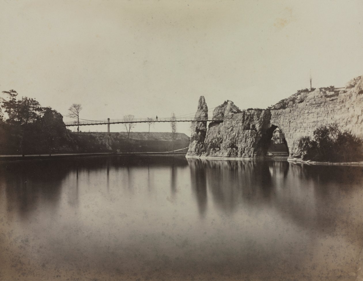 Buttes Chaumont, Párizs, c. 1860-as évek. alkotó: Charles Soulier
