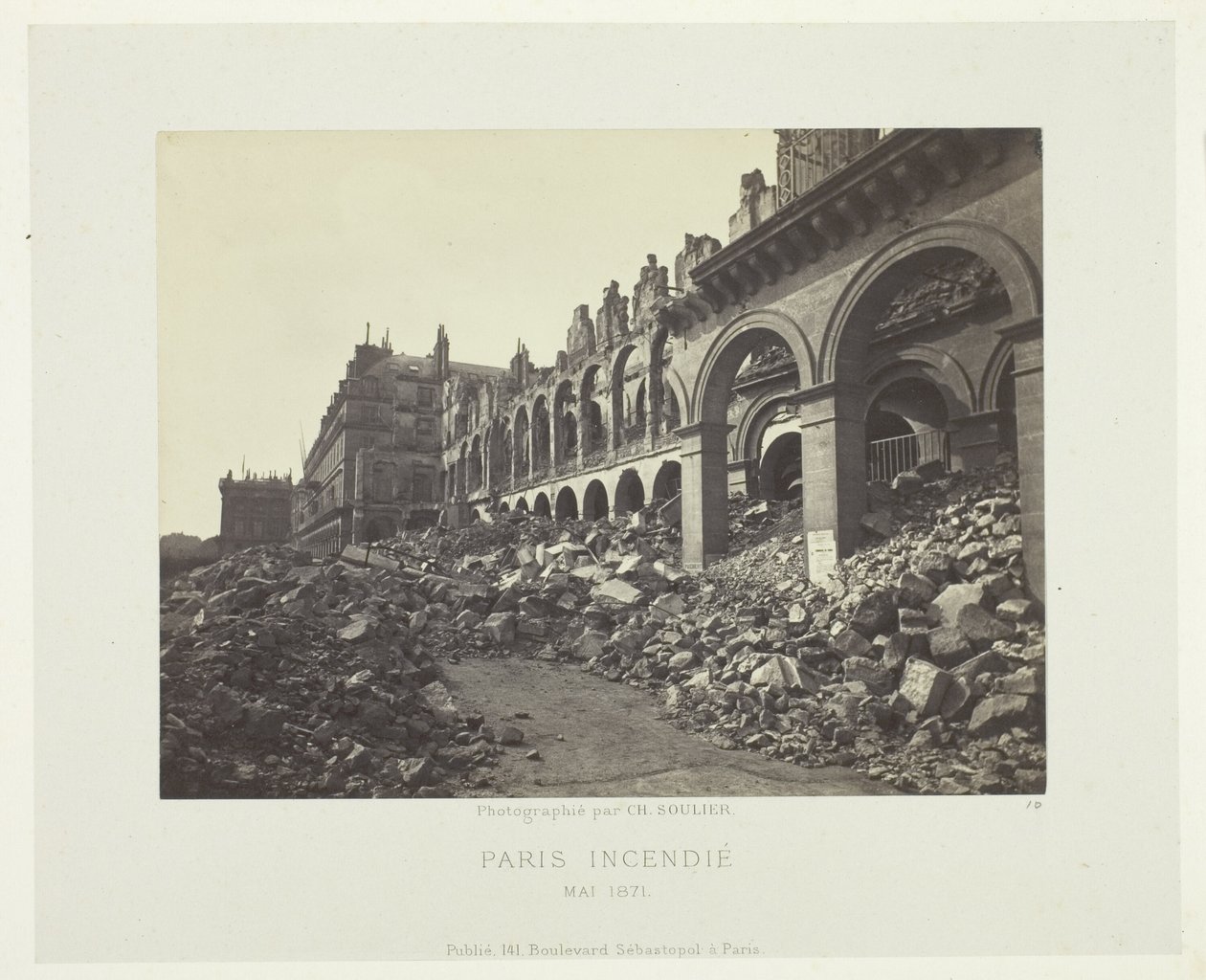 Párizsi tűzoltóság (Pénzügyminisztérium) alkotó: Charles Soulier