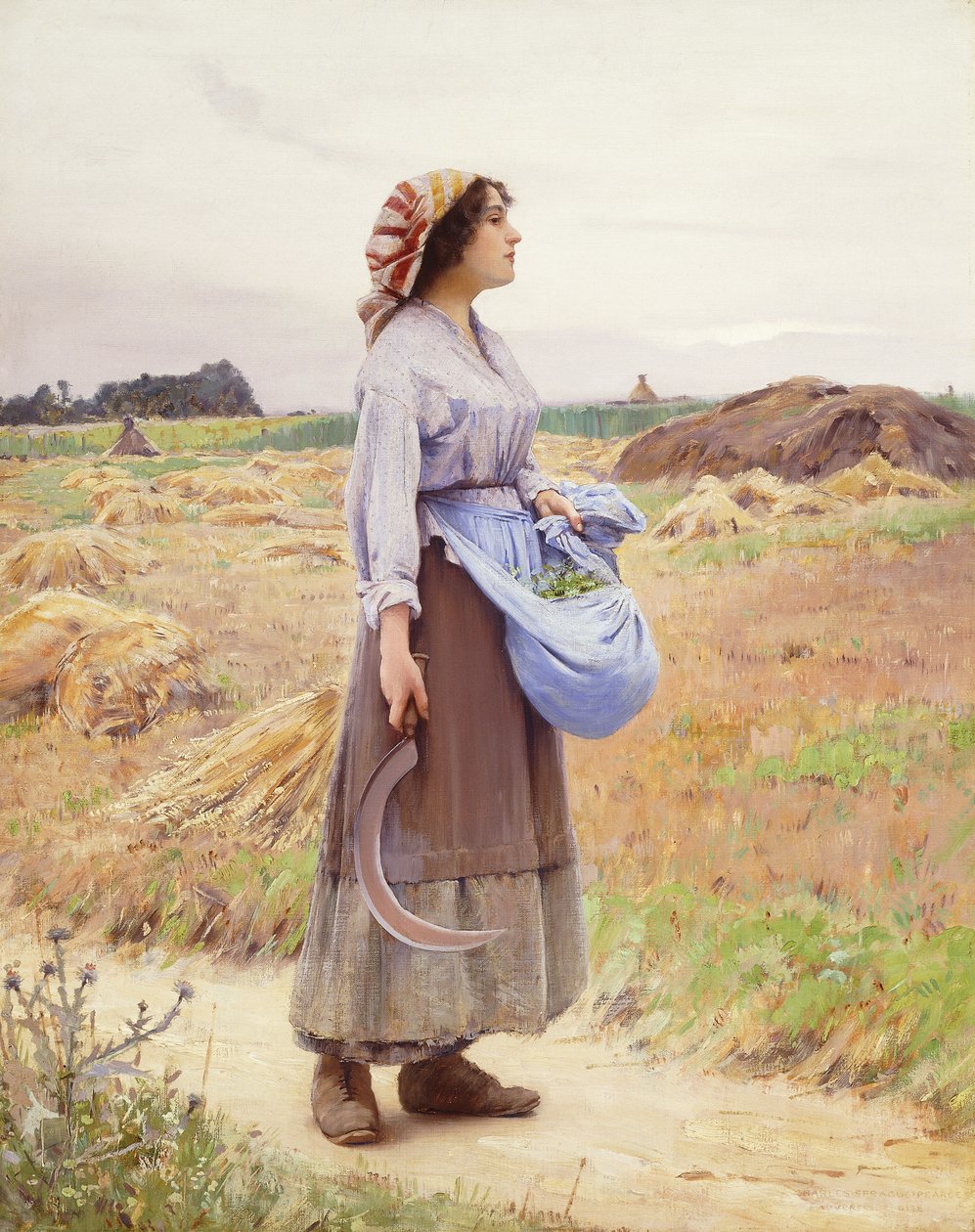 Friss szúrások, alkotó: Charles Sprague Pearce