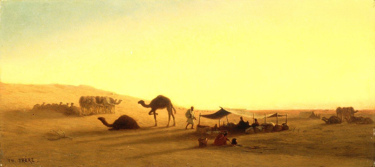 Egy arab tábor alkotó: Charles Theodore Frere