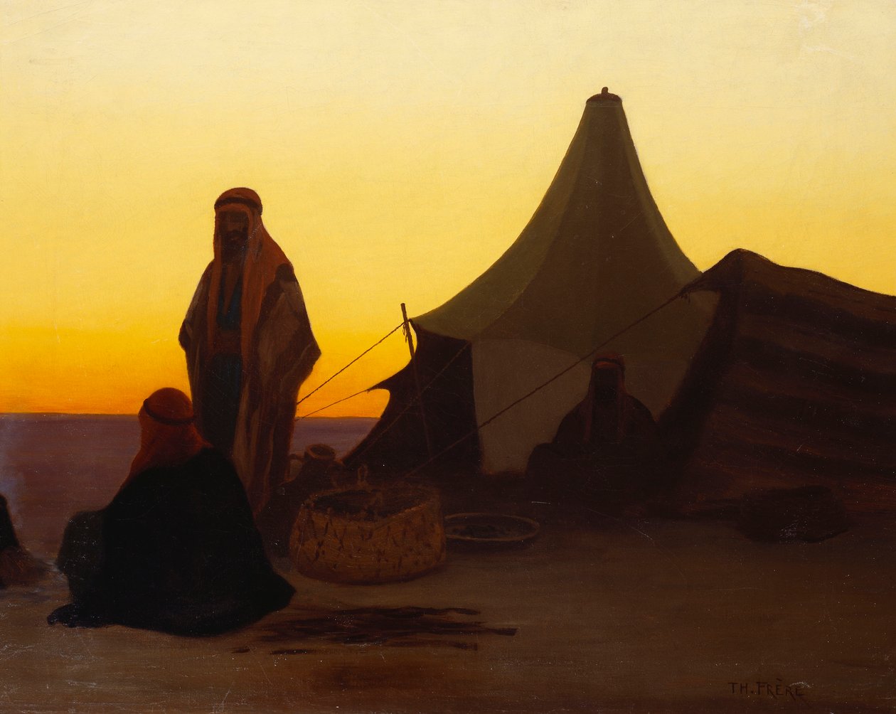 Egy arab tábor alkotó: Charles Theodore Frere