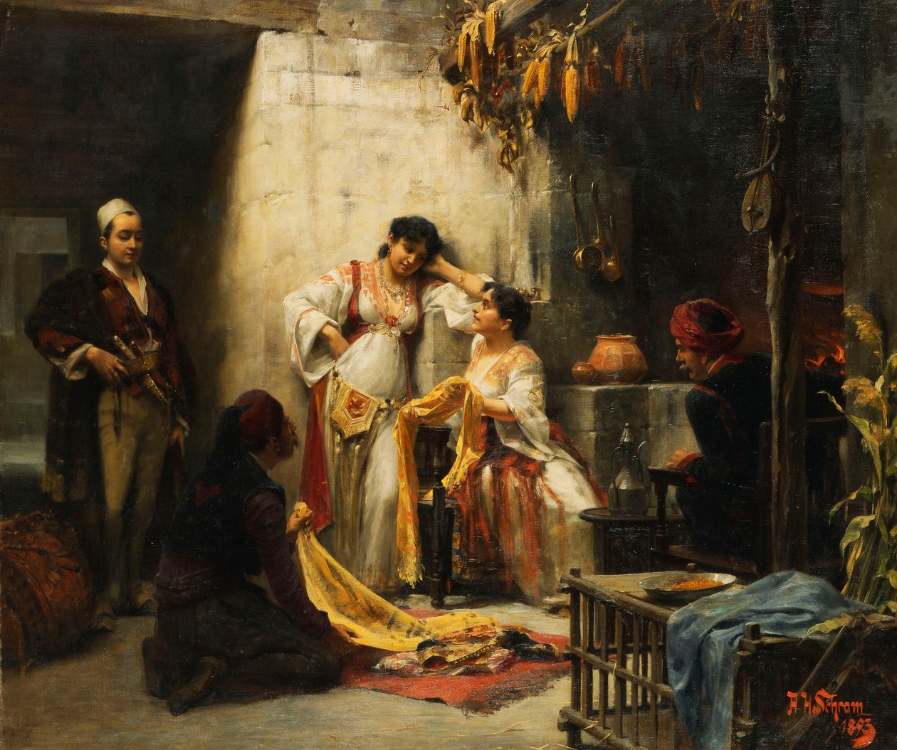Jeruzsálem – Jaffe Gate Coast, alkotó: Charles Theodore Frere