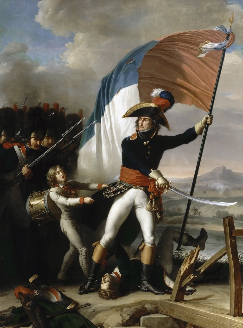 Augereau tábornok a Pont dArcole-ban 1796. november 15-én alkotó: Charles Thevenin