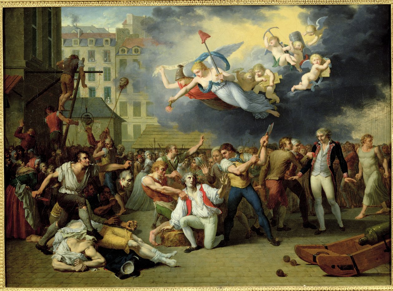 Pellepont márki lemészárlása, 1789. július 14 alkotó: Charles Thevenin