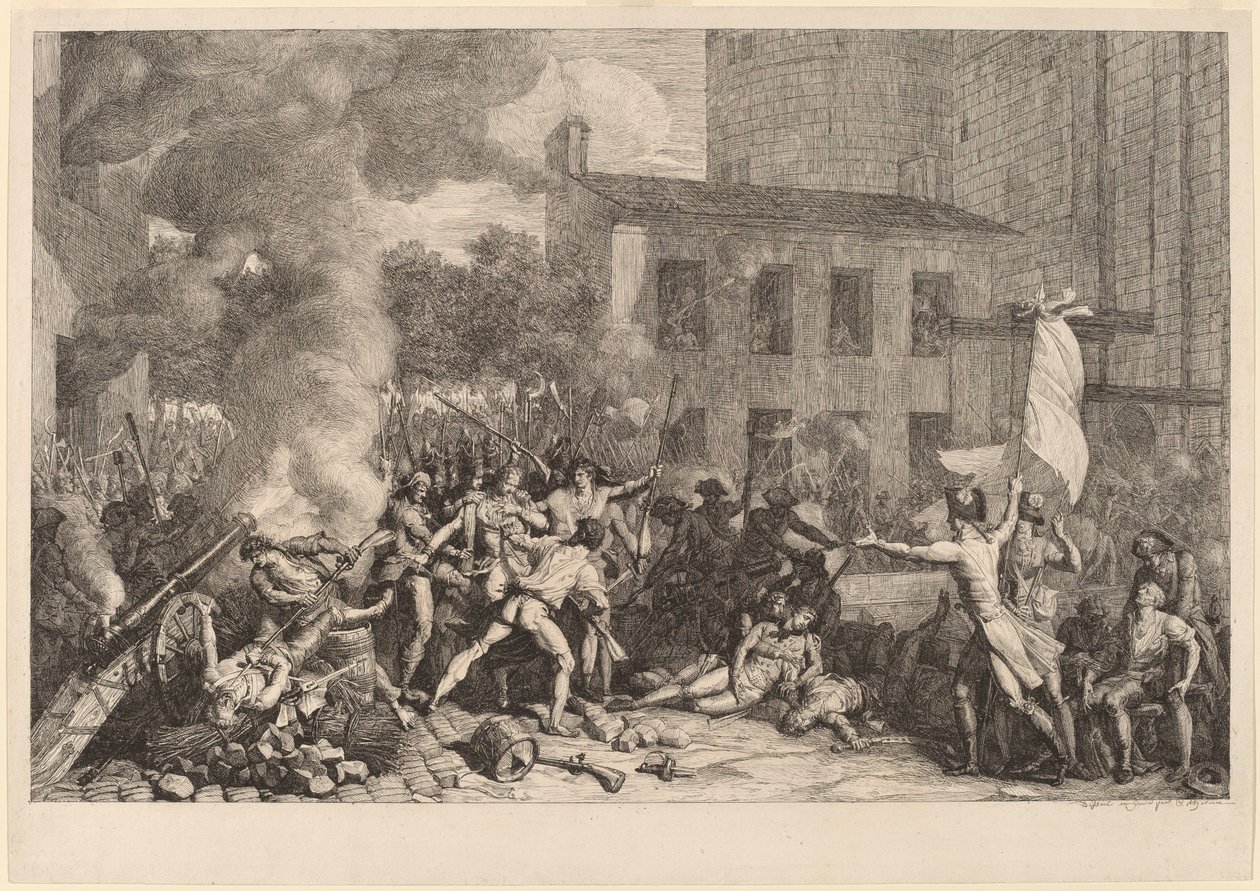 A Bastille megtámadása, 1789. július 14 alkotó: Charles Thevenin