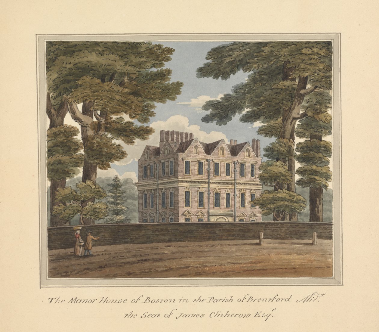 Boston Manor, Brentford, Middlesex alkotó: Charles Tomkins