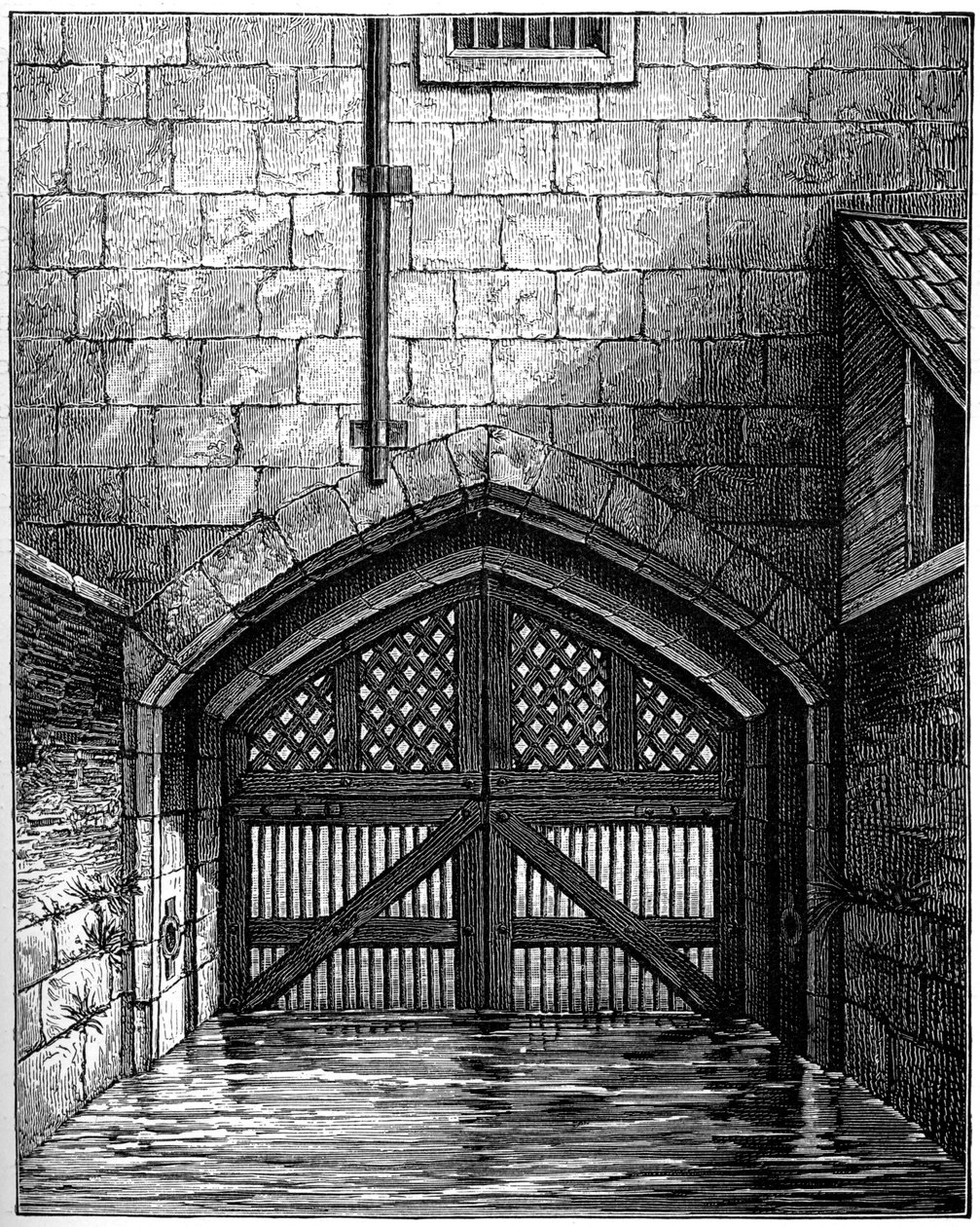 Traitors Gate, Tower of London, 1801, 1893. alkotó: Charles Tomkins