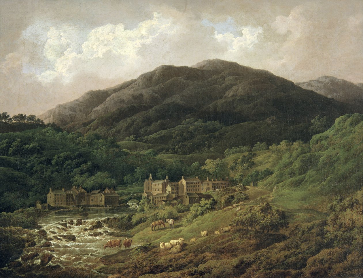 Backbarrow Cotton Mill alkotó: Charles Towne