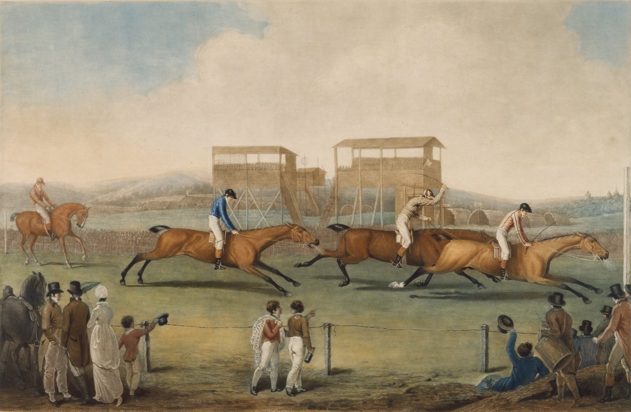 Egy pár: Coming In, London, 1803. január 20. (akvatinta) alkotó: Charles Turner