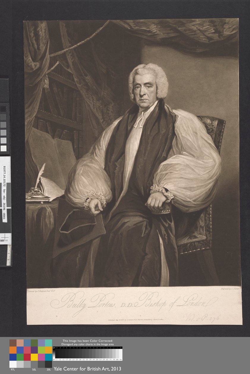 Beilby Porteus, London püspöke alkotó: Charles Turner