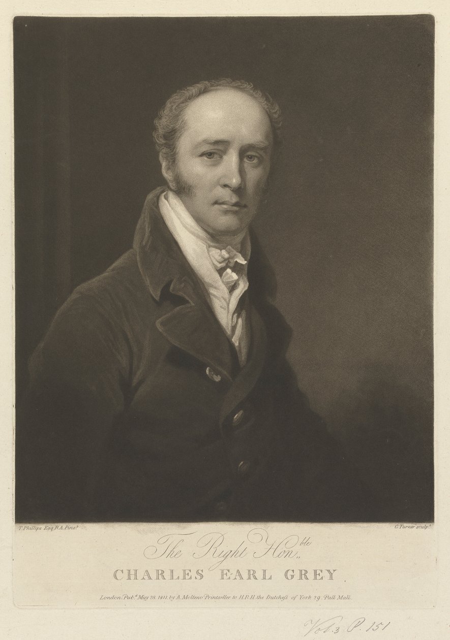 Charles Grey, 2. Earl Gray alkotó: Charles Turner