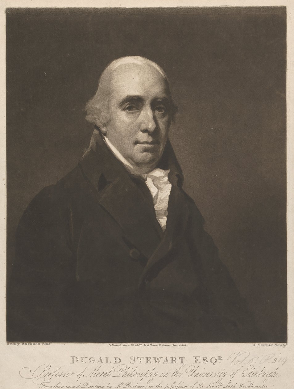 Dugald Stewart Sch. alkotó: Charles Turner