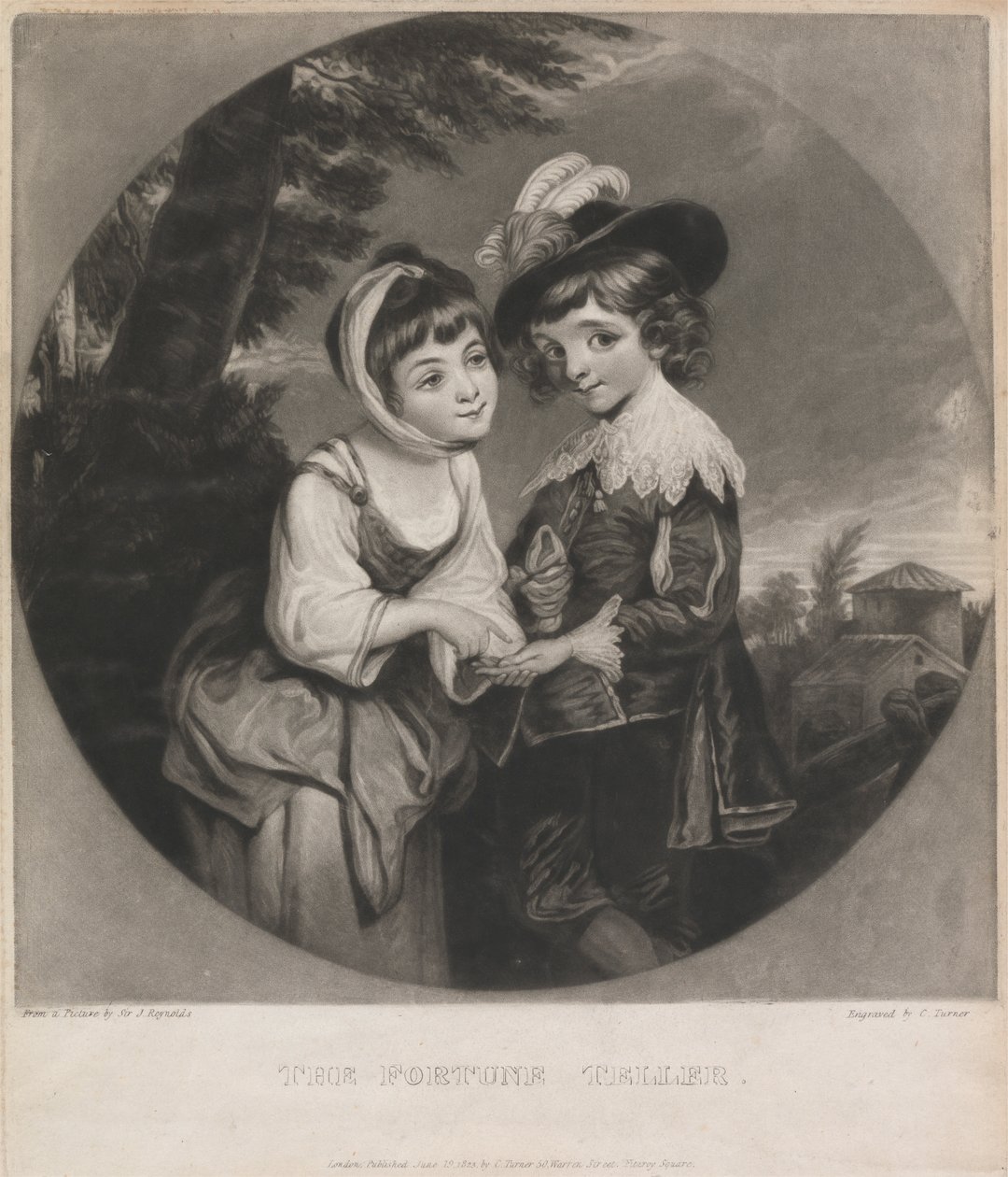 Lord Henry és Lady Charlotte Spencer: "A jósnő" alkotó: Charles Turner