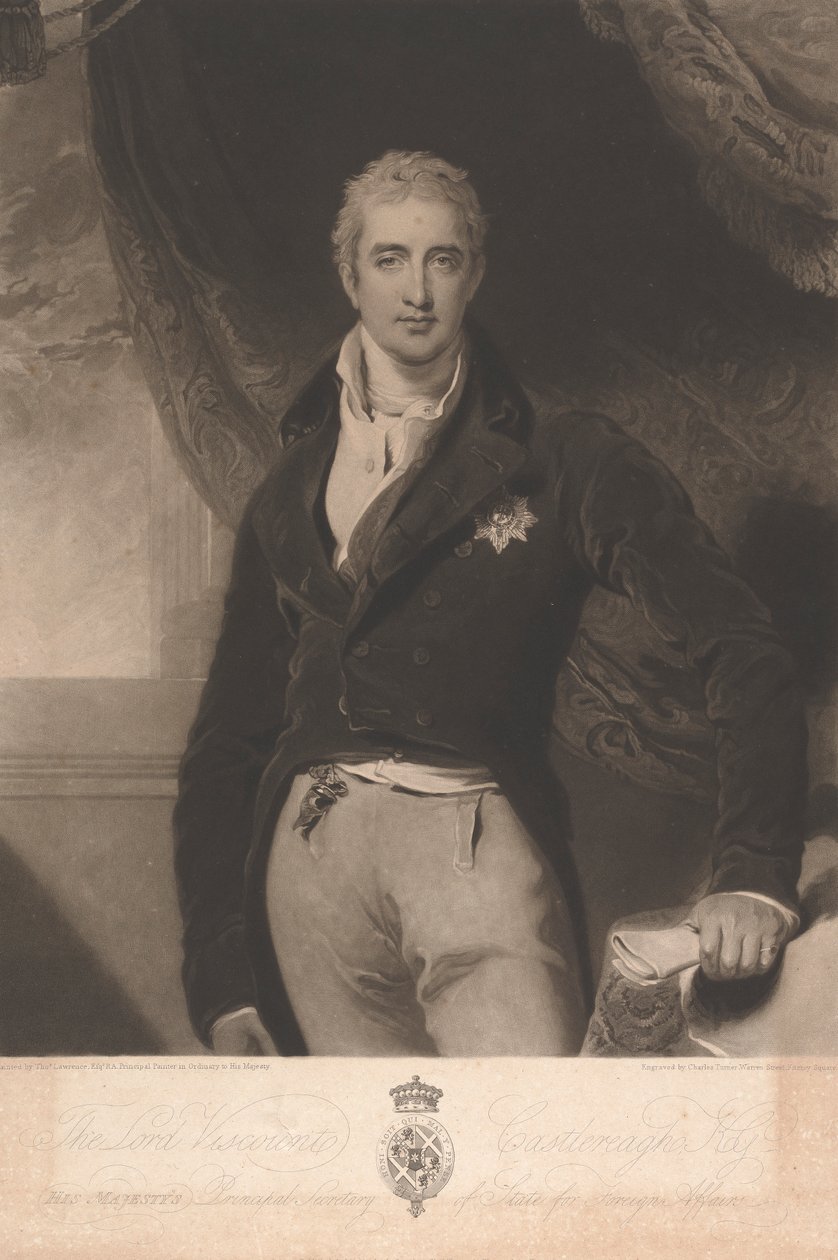 Lord Castlereagh vikomt alkotó: Charles Turner