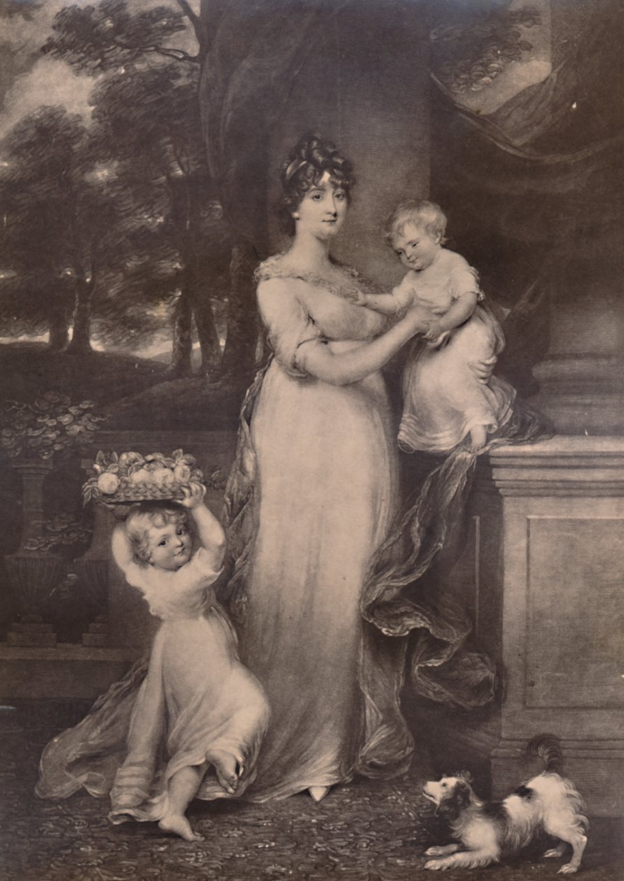 Maria Scott-Waring és lányai, 1804 1894 alkotó: Charles Turner