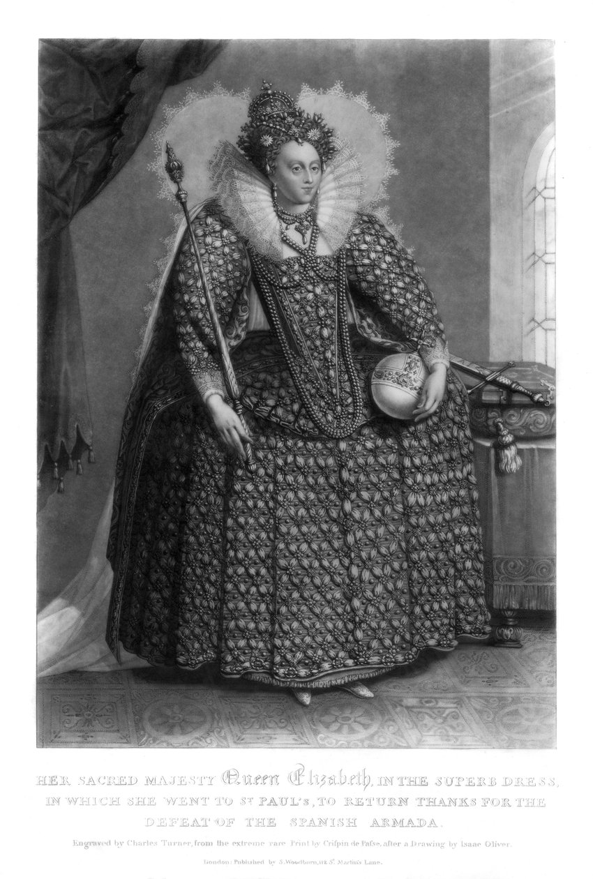 I. Erzsébet királynő, 1816. alkotó: Charles Turner