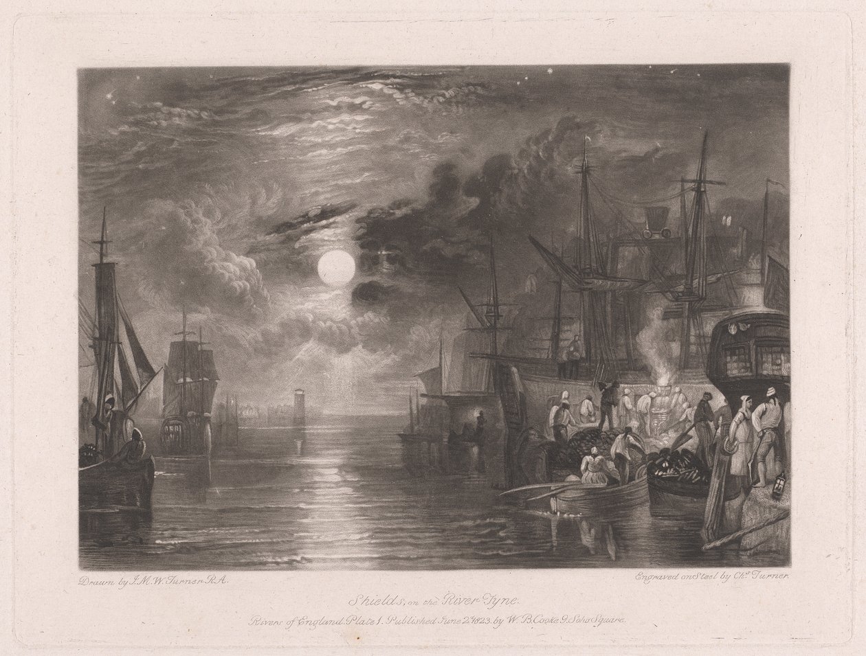 Shields, a Tyne folyón alkotó: Charles Turner