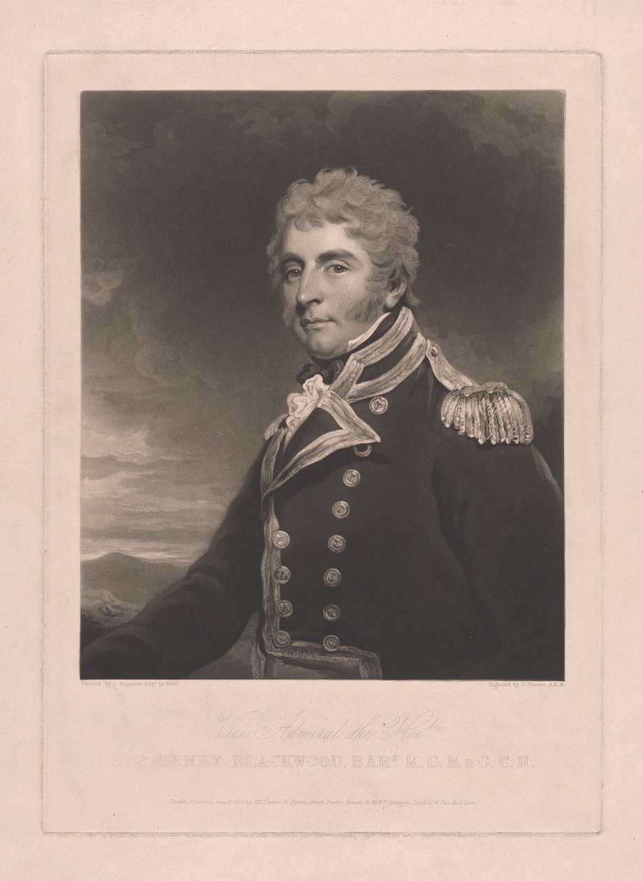 Sir Henry Blackwood alkotó: Charles Turner