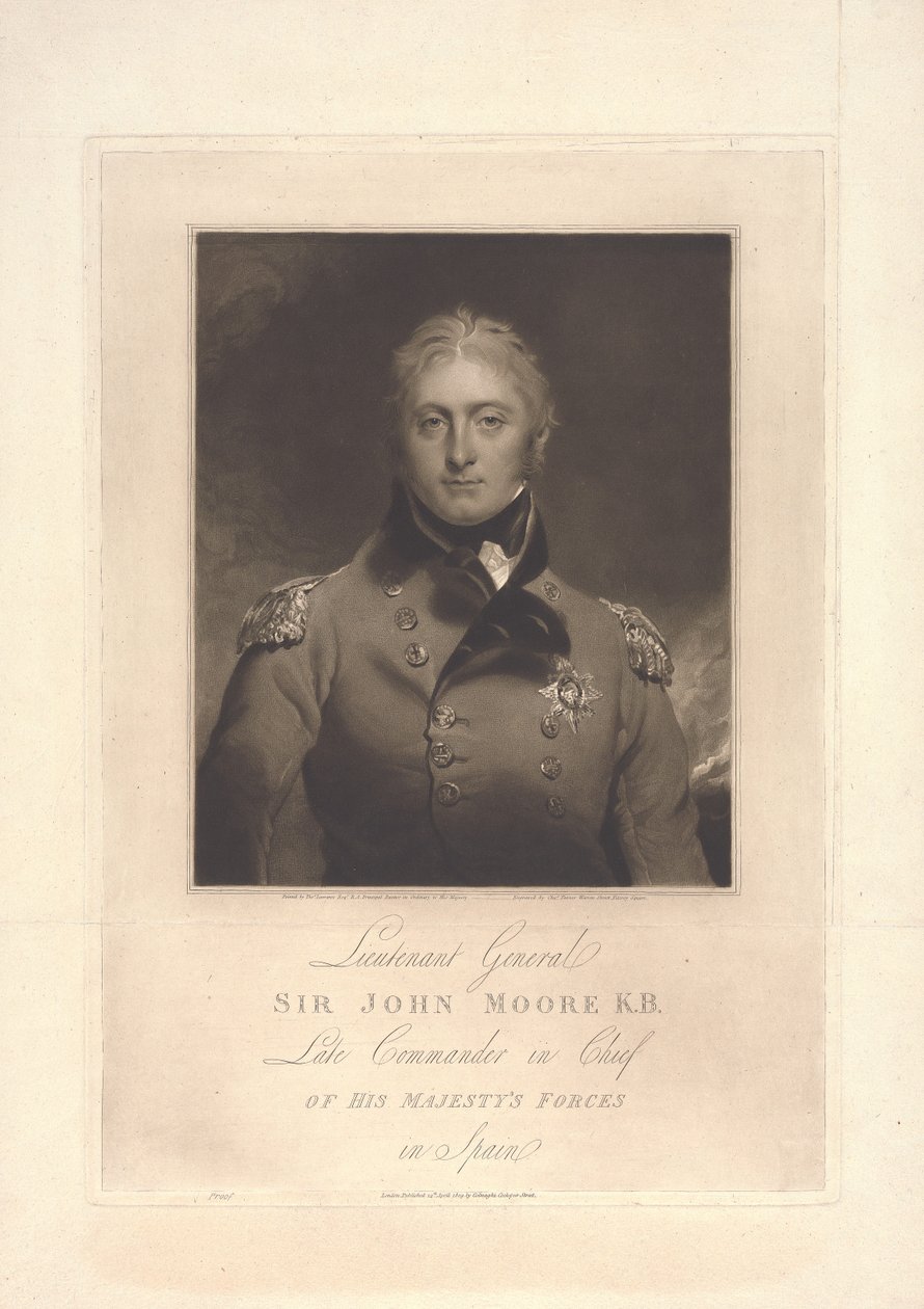 Sir John Moore alkotó: Charles Turner