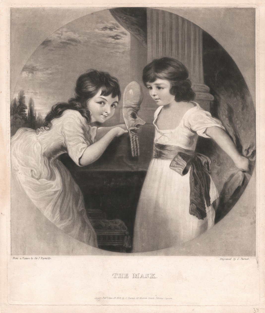 Charlotte és Anne Spencer hölgyek: „A maszk” alkotó: Charles Turner
