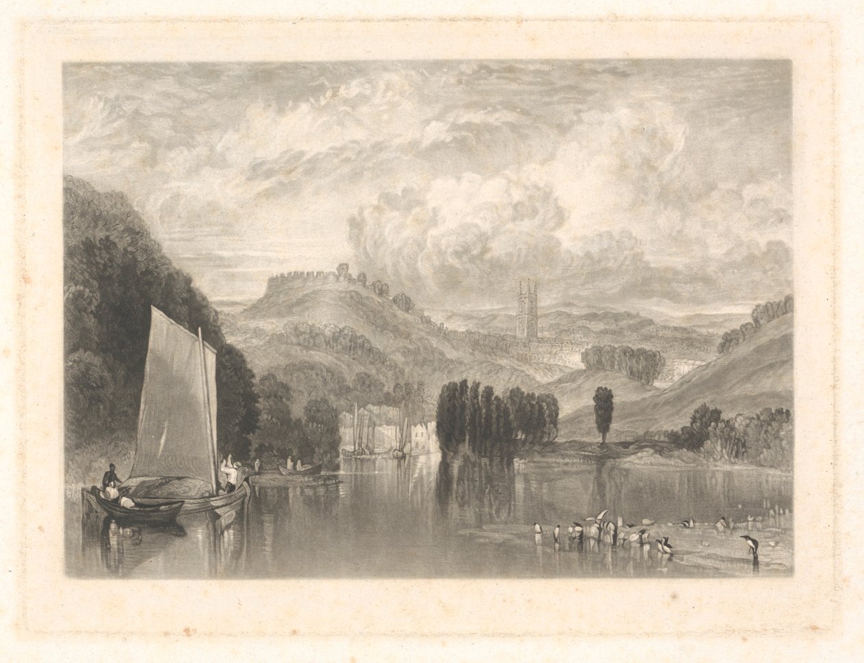 Totnes, a Dartban alkotó: Charles Turner