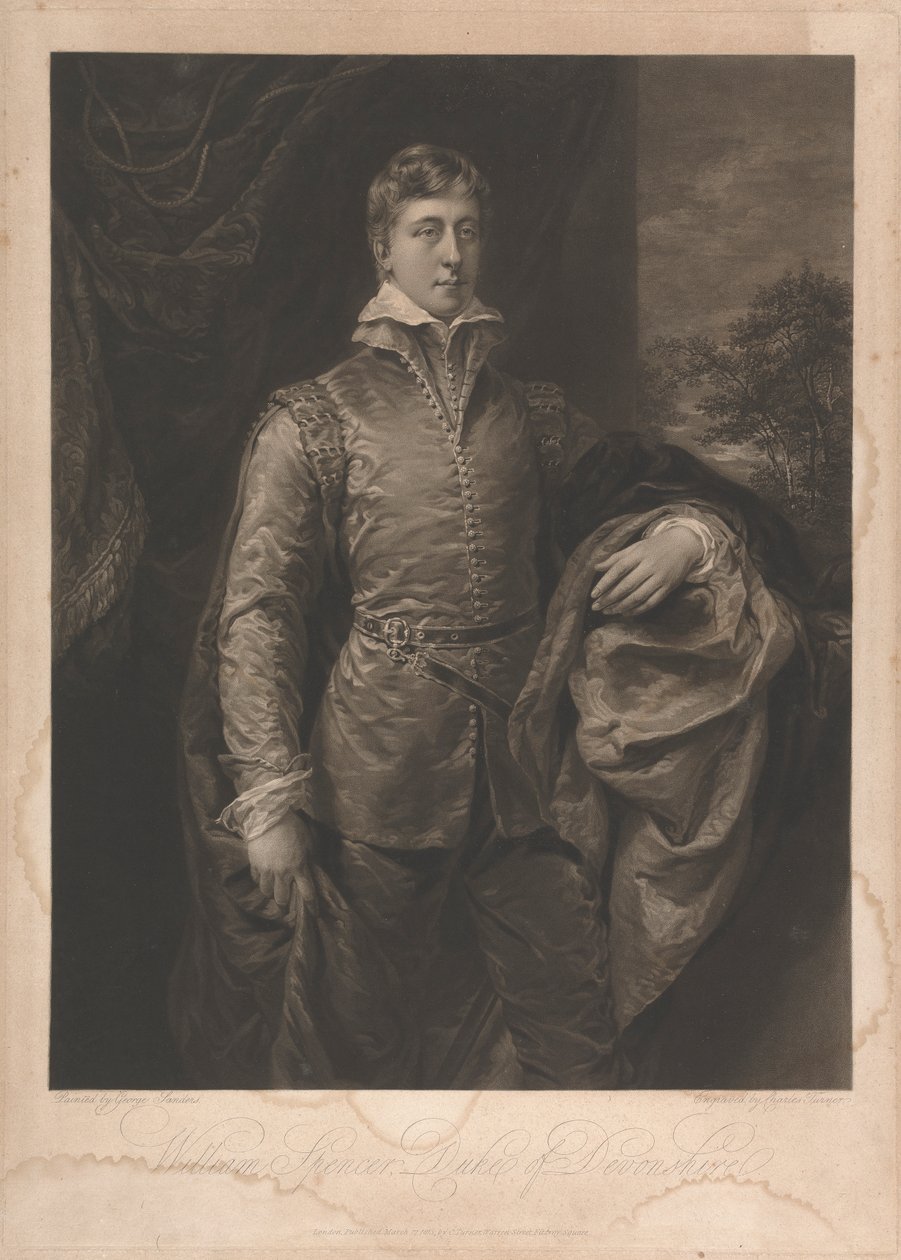 William Spencer, Devonshire hercege alkotó: Charles Turner