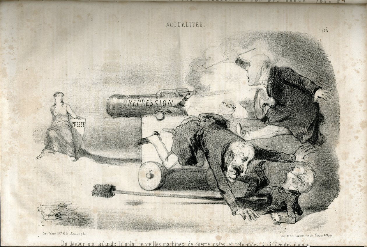 Illusztráció: Charles Vernier (? -1887) a Le Charivariban alkotó: Charles Vernier
