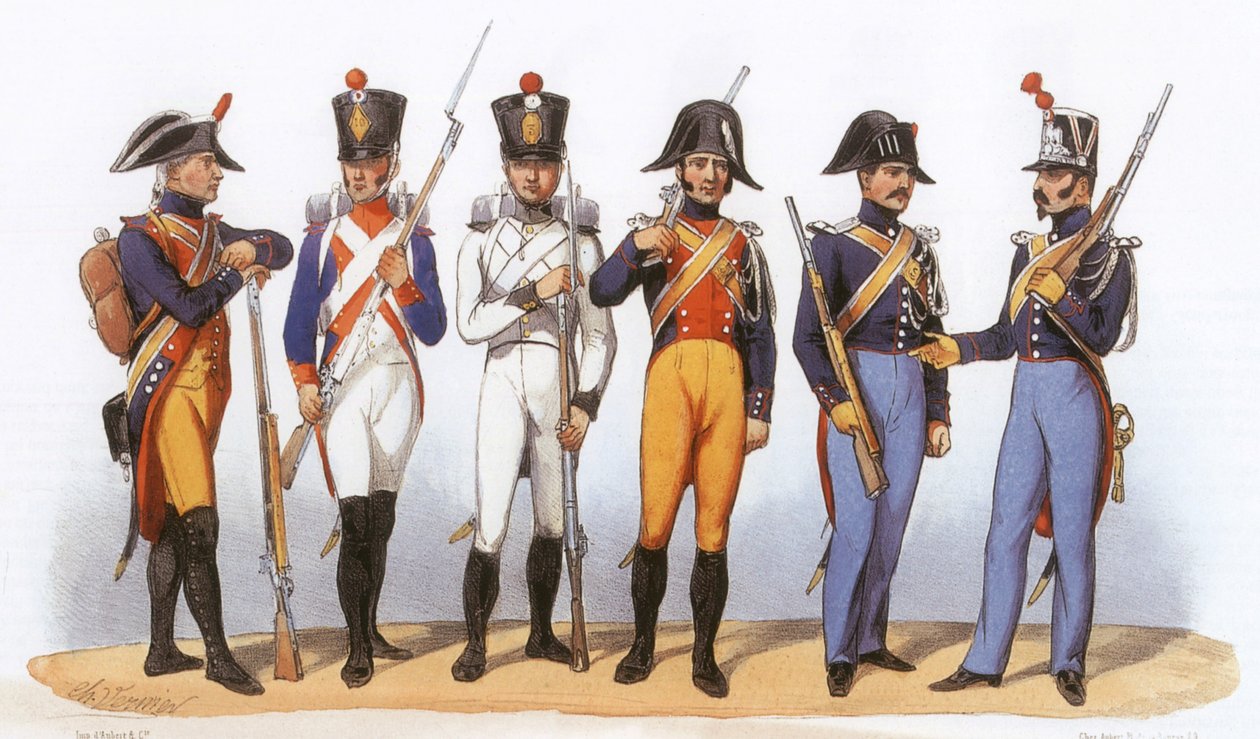 A francia hadsereg egyenruhái: Csendőrség alkotó: Charles Vernier