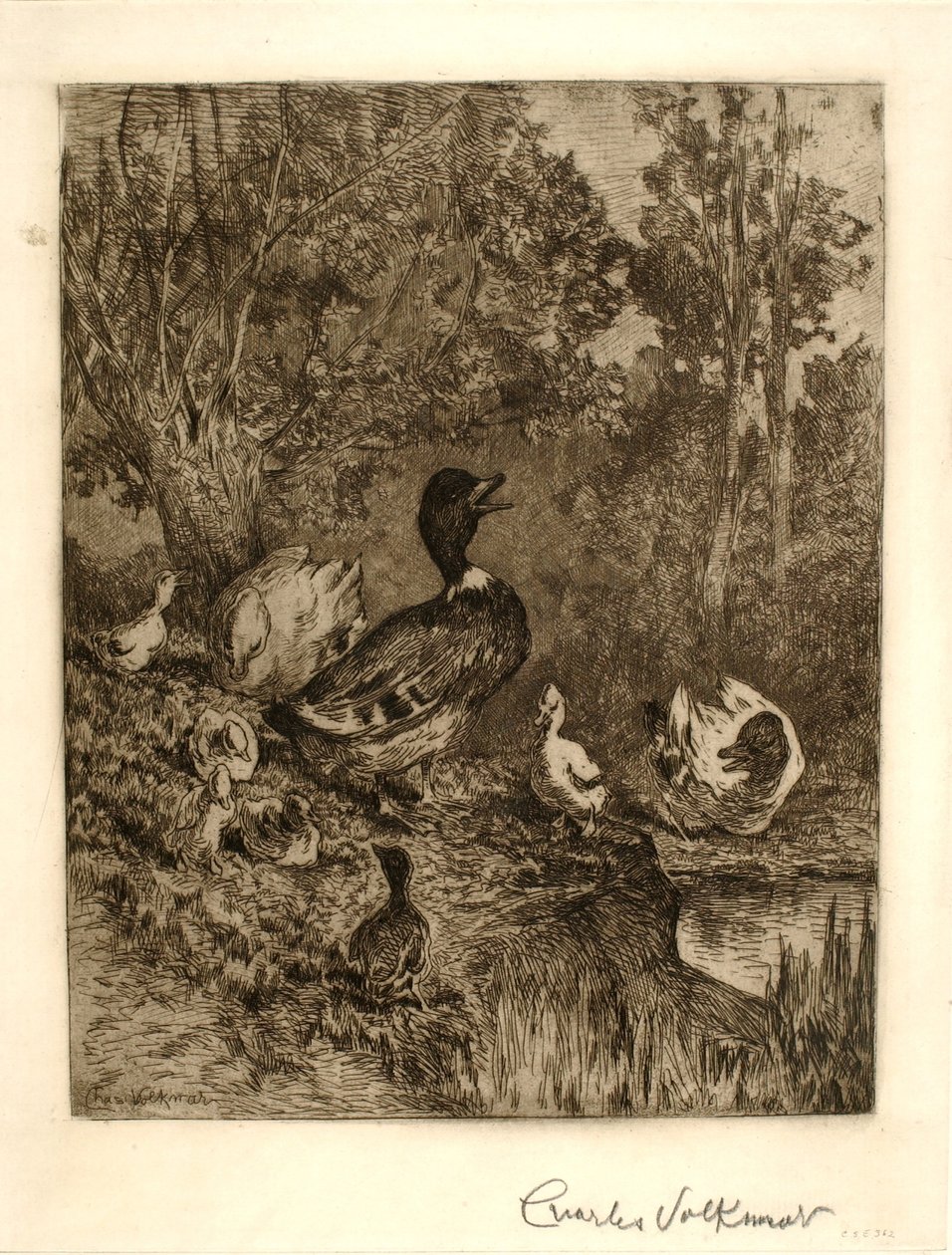 A családfő alkotó: Charles Volkmar