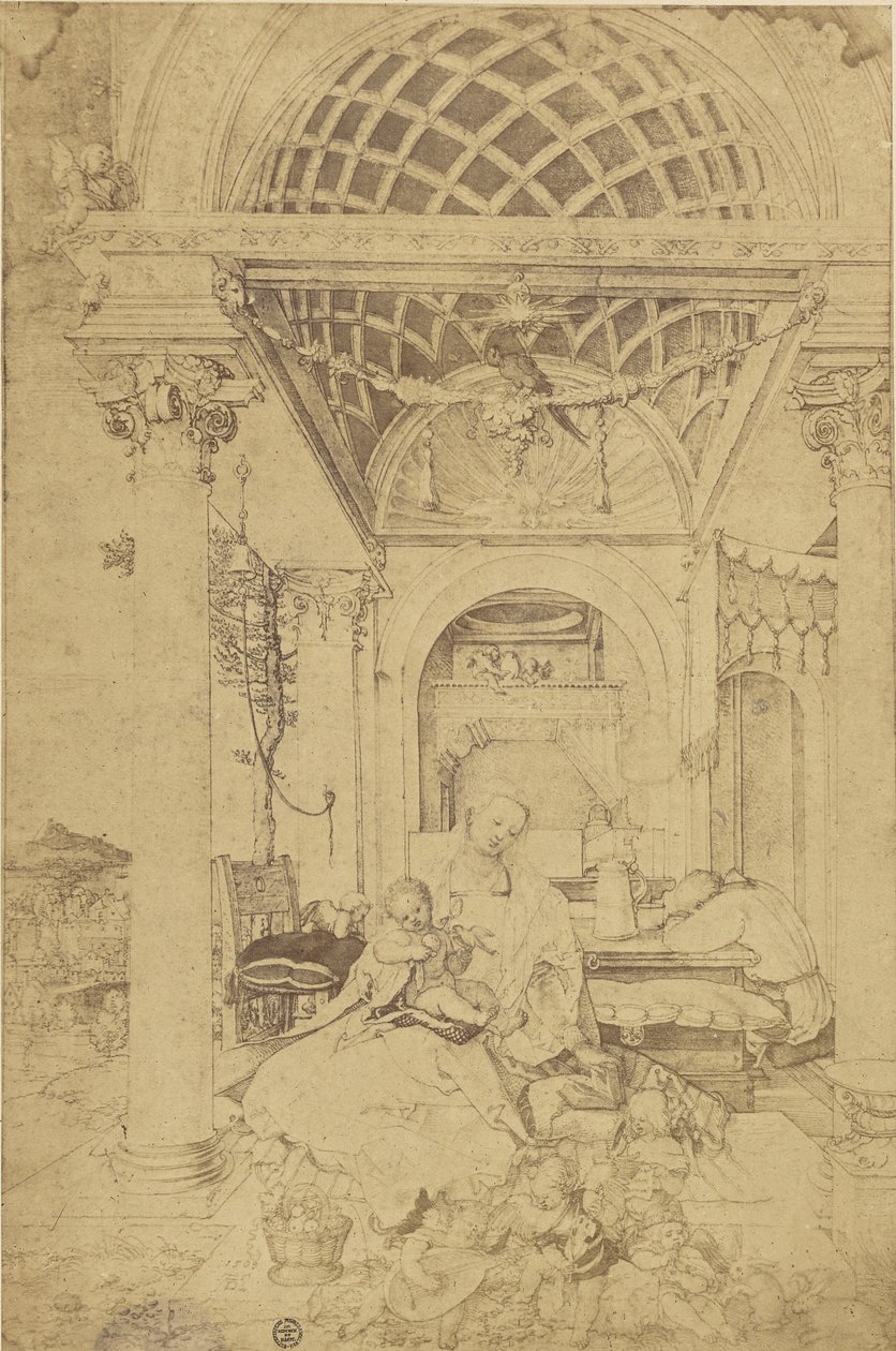Szent Család alkotó: Charles Von Bouell