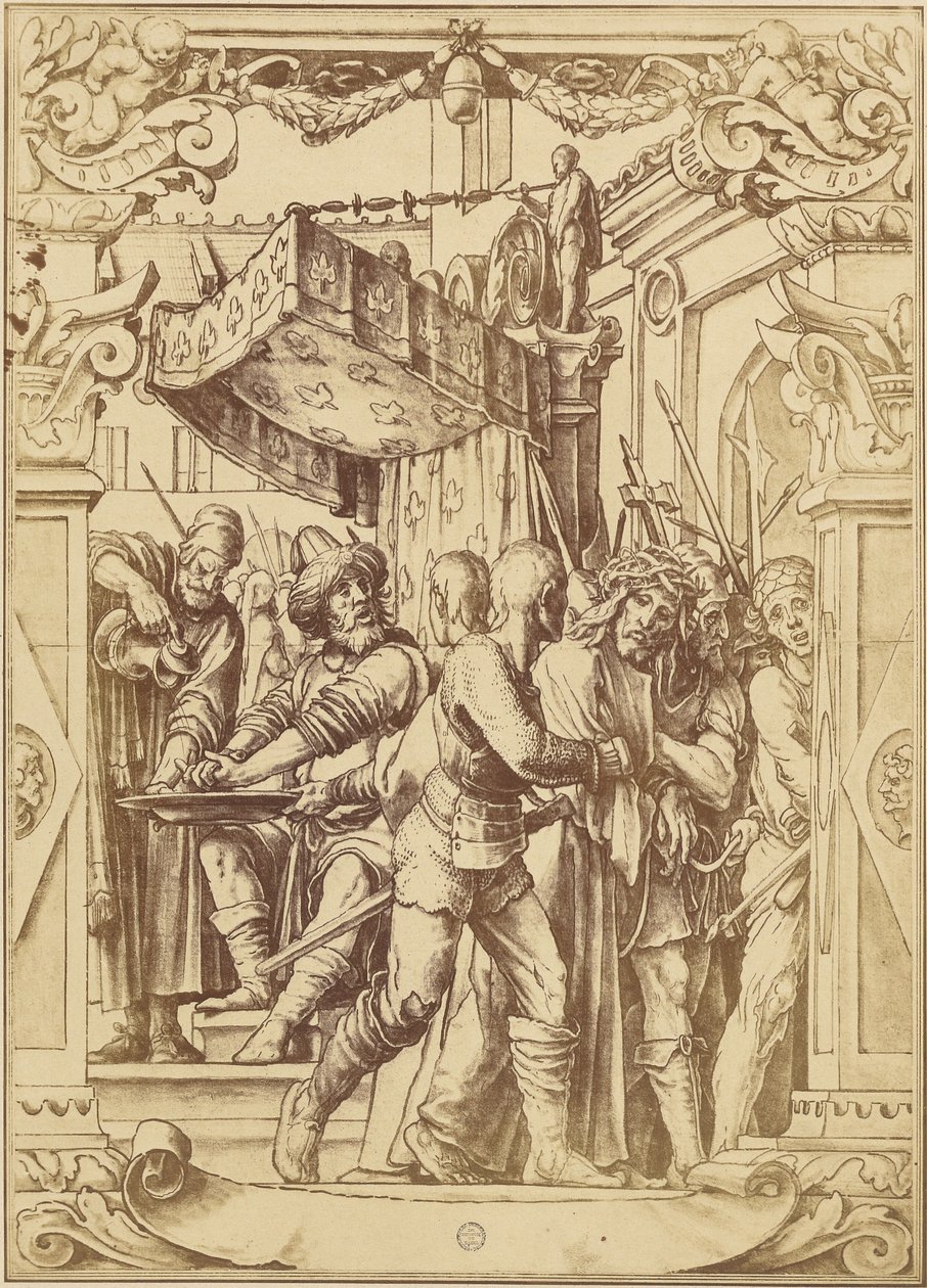 Pilati kézmosó alkotó: Charles Von Bouell