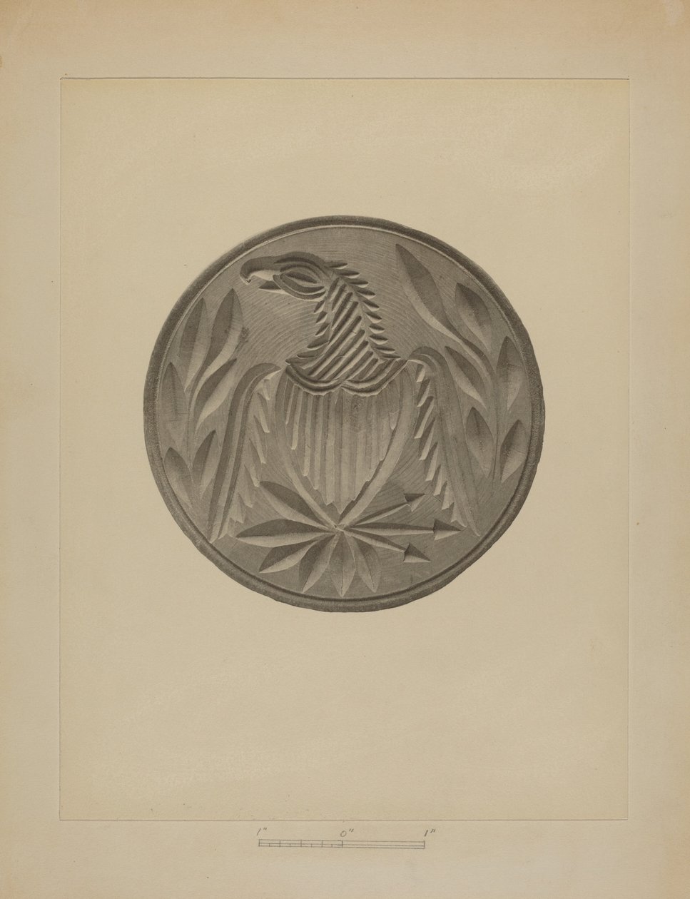 Pa. Német vajbélyeg alkotó: Charles Von Urban