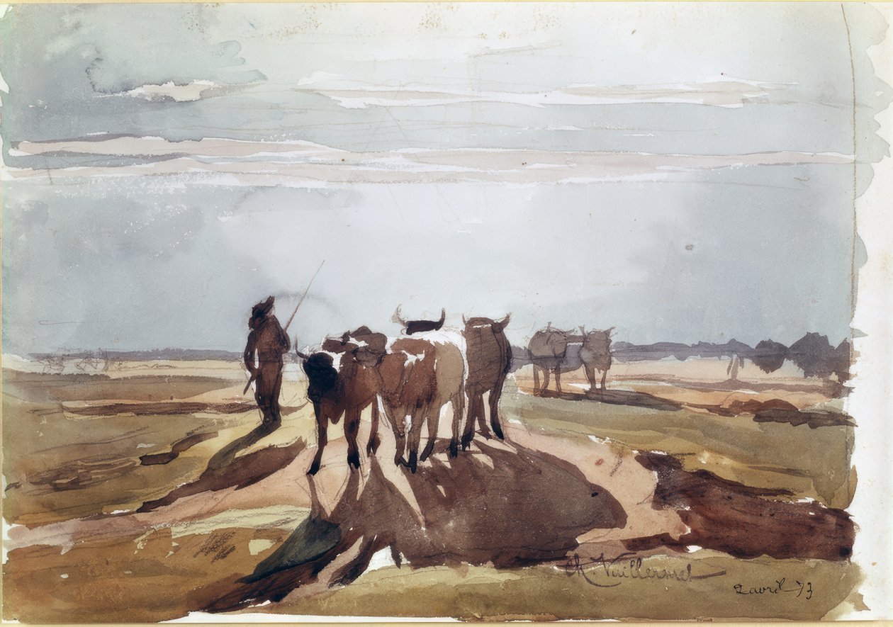 Az ökrök alkotó: Charles Vuillermet