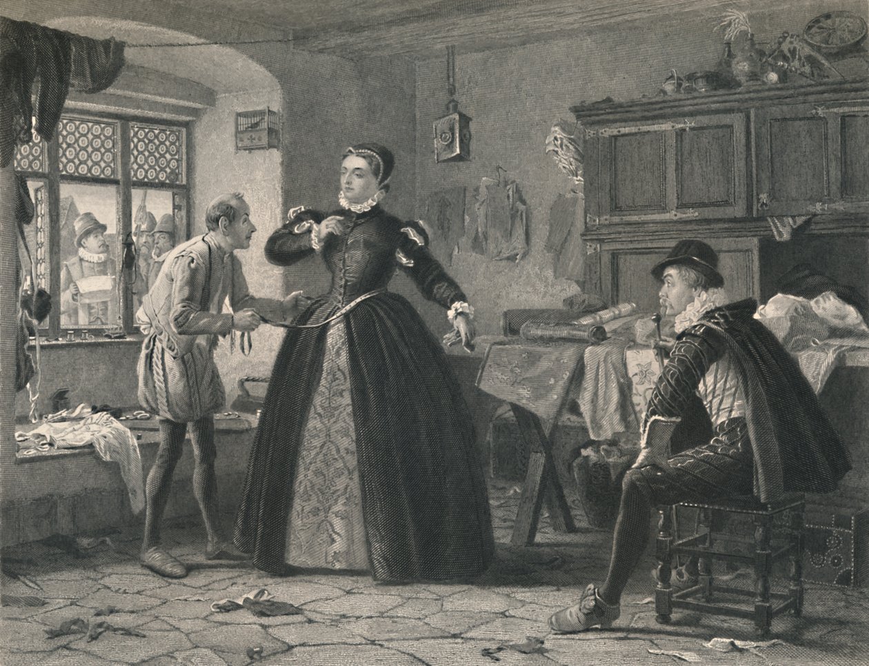 A Ladys Tailor King IV. Henrik – Második rész, 1870 alkotó: Charles W. Sharpe