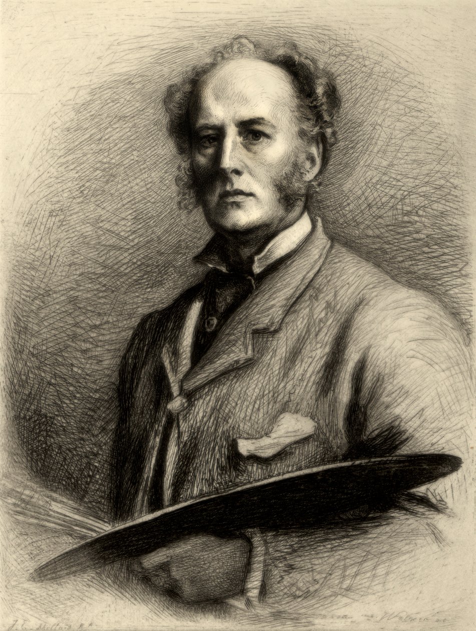John Everett Millais brit művész, 1880-1882. alkotó: Charles Waltner