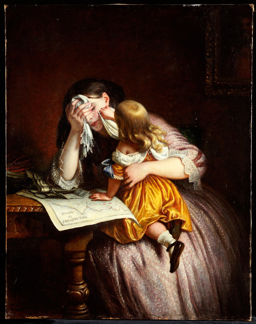 Hírek Sebastapolból, 1875 alkotó: Charles West Cope