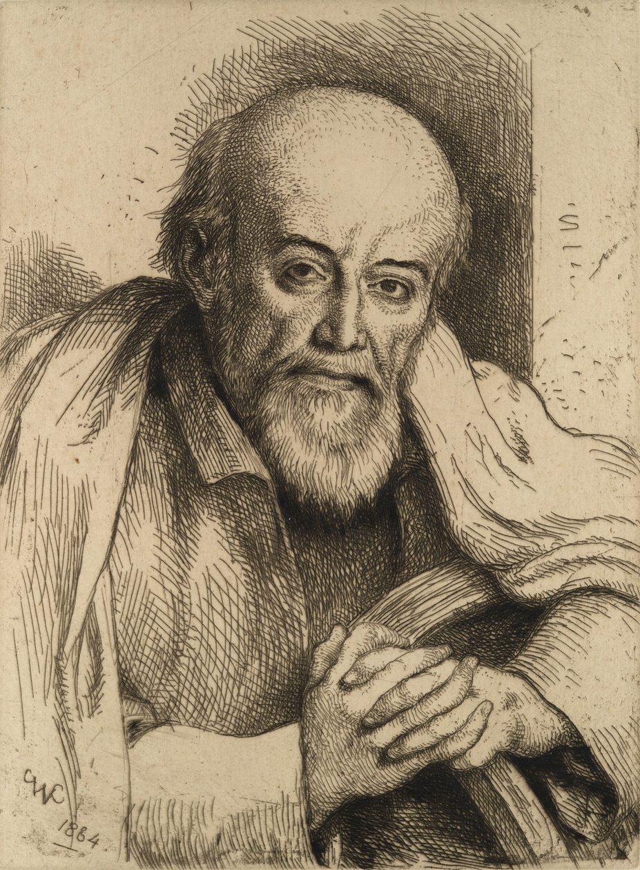 Samuel Palmer portréja, 1884. alkotó: Charles West Cope