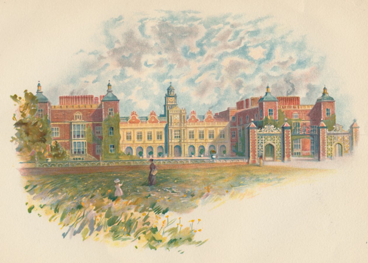 Hatfield House, Hertfordshire - South Front, 1890 alkotó: Charles Wilkinson