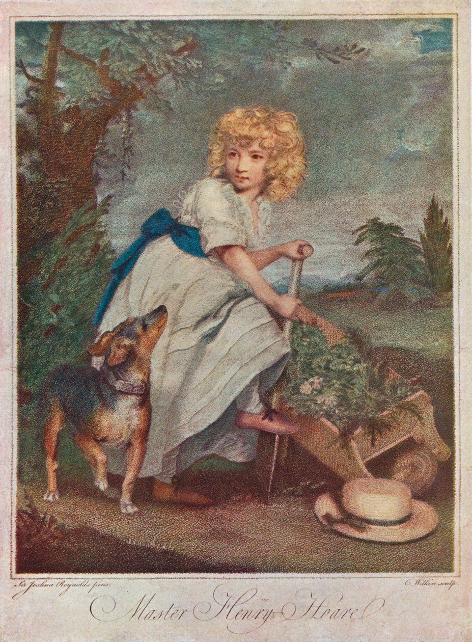 Henry Hoare mester 1784-1836, fiúként, kertészkedés, 1883 1906 alkotó: Charles Wilkinson