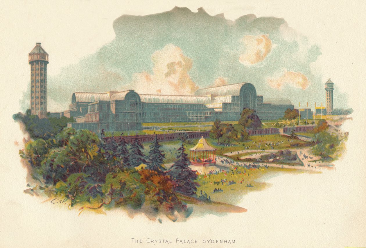 A Crystal Palace, Sydenham, 1890 alkotó: Charles Wilkinson