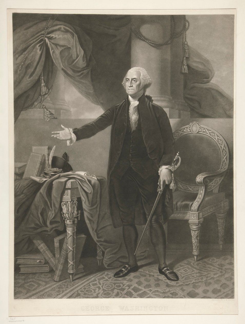 George Washington alkotó: Charles William Carter