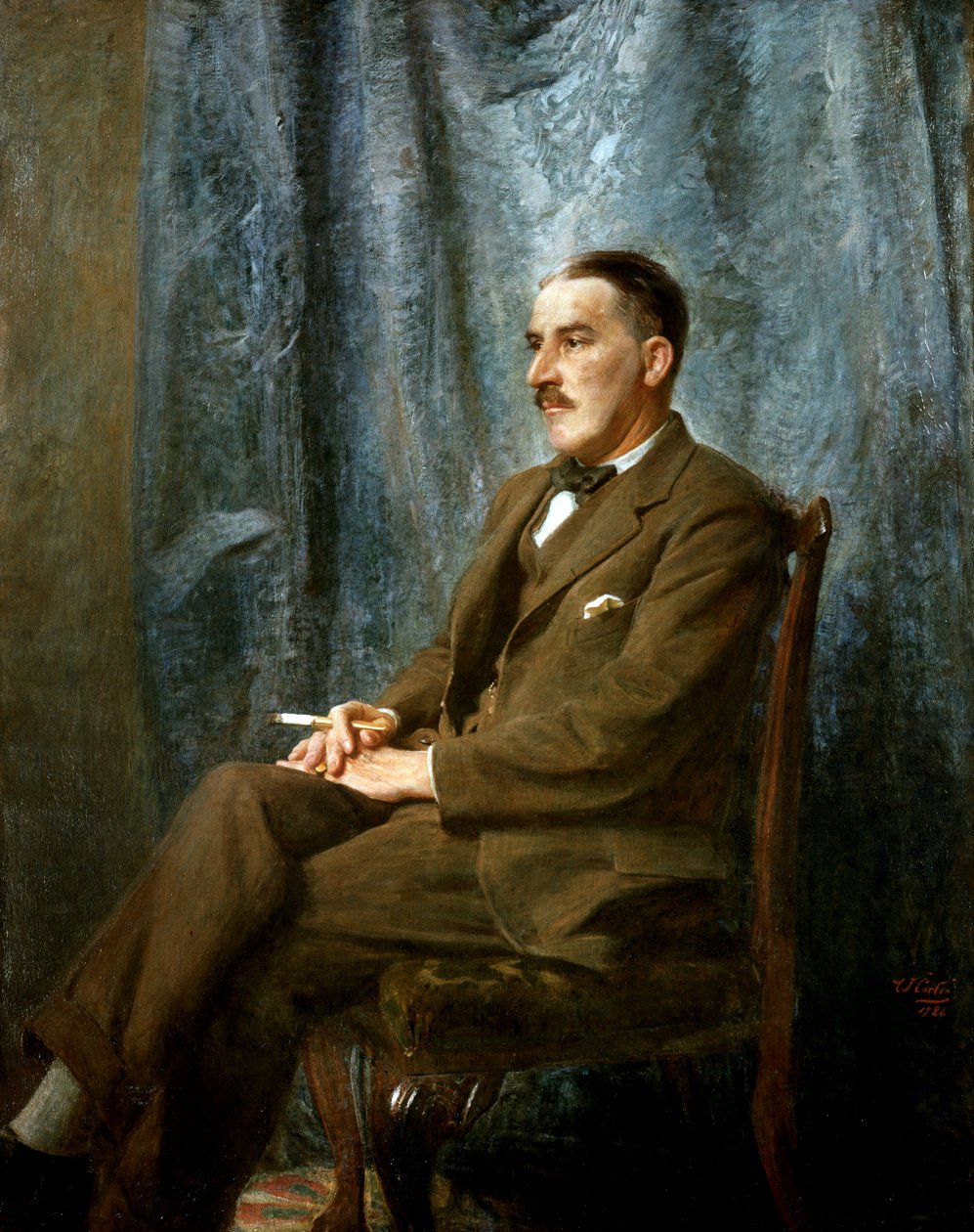 Howard Carter portréja, 1924, olaj, vászon alkotó: Charles William Carter