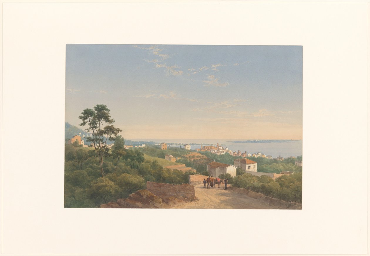 Kilátás Cannes-ra alkotó: Charles William Meredith van de Velde