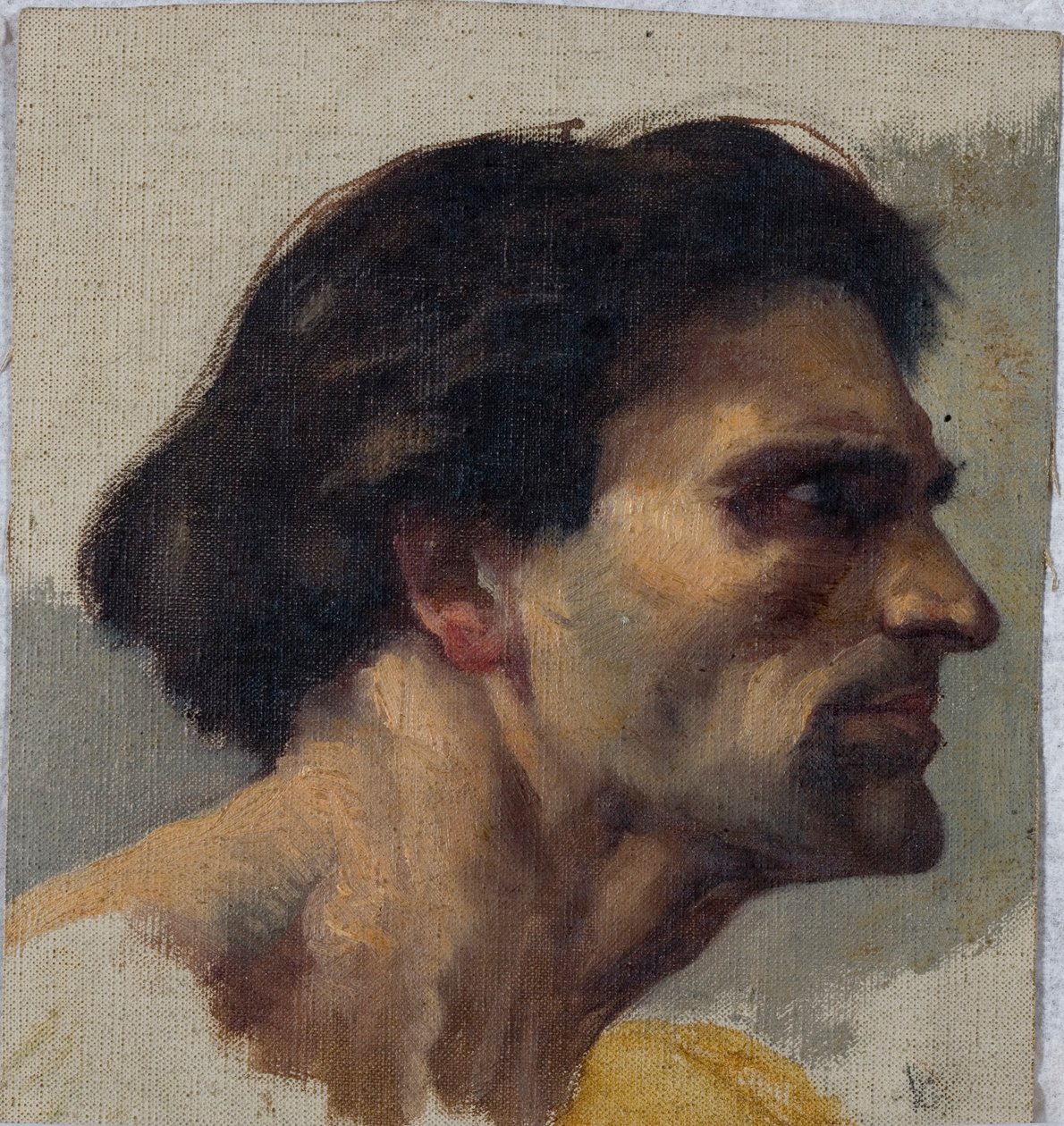 Egy fej tanulmányozása alkotó: Charles William Mitchell
