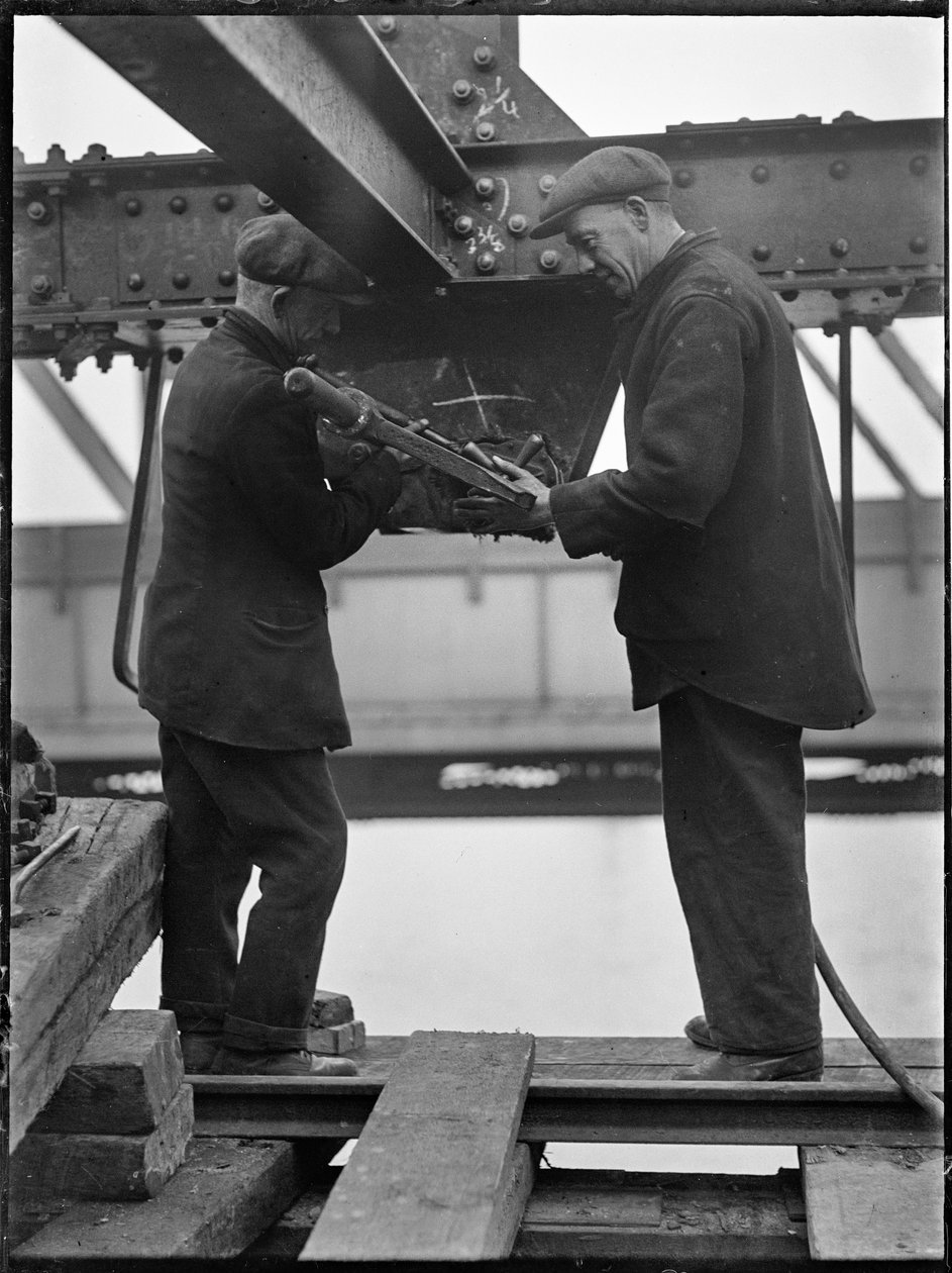A Waterloo híd lebontása, Lambeth, Greater London Authority, 1936. alkotó: Charles William Prickett