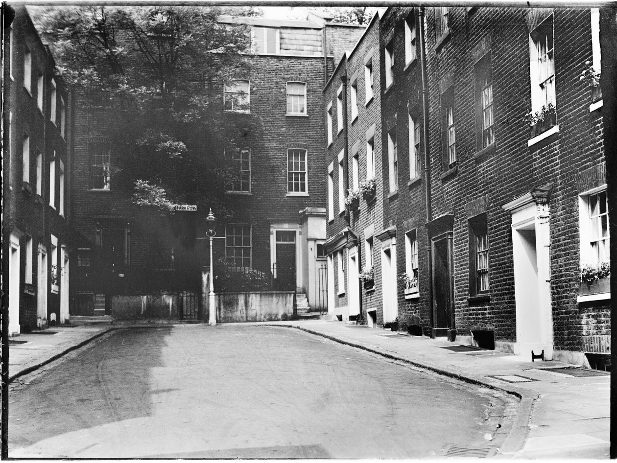 Park Row, Knightsbridge, City of Westminster, Greater London Authority, 1930-as évek. alkotó: Charles William Prickett