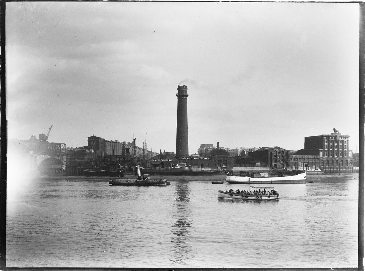 Shot Tower and Lead Works, Belvedere Road, Lambeth, Greater London Authority, 1936. alkotó: Charles William Prickett